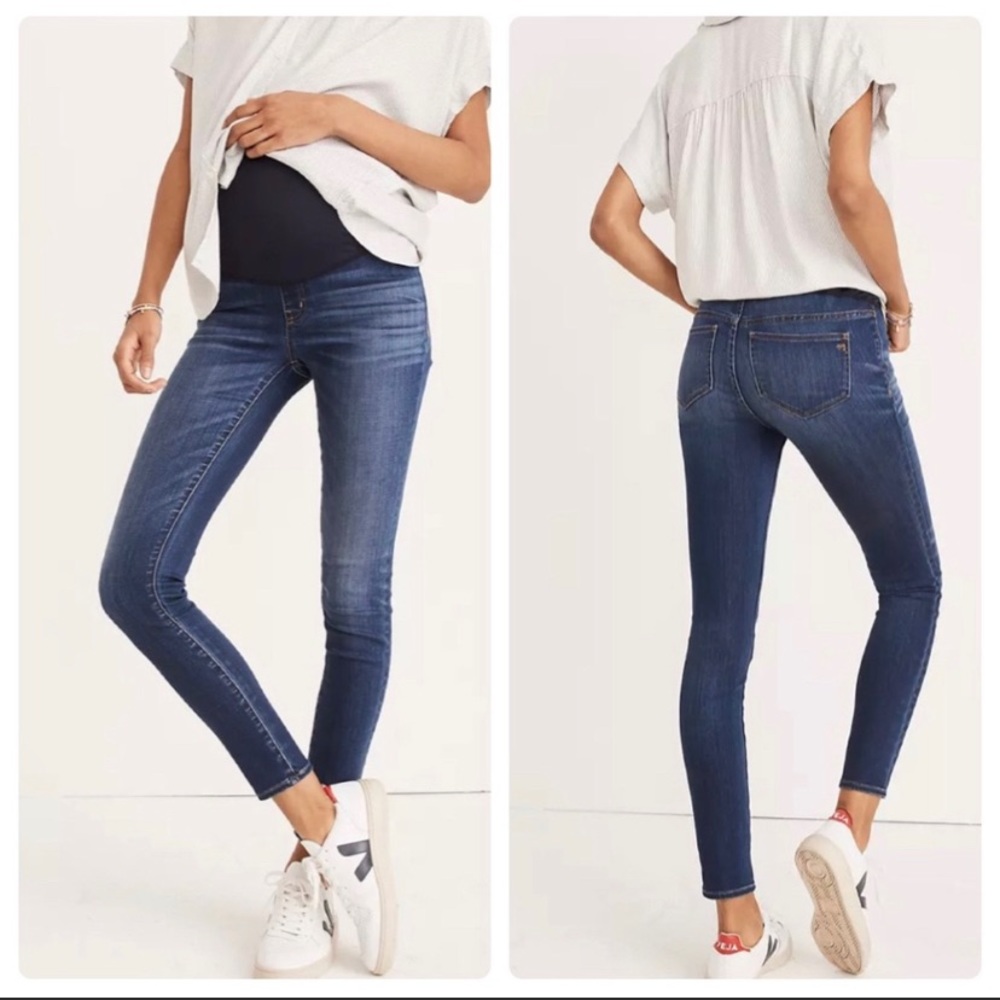 MADEWELL Maternity Over-the-Belly Skinny Jeans